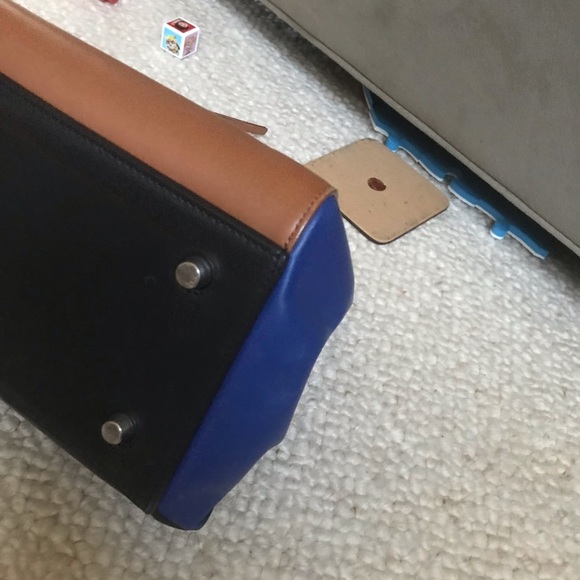 Celine Edge bag blue black brown - Picture 5 of 11